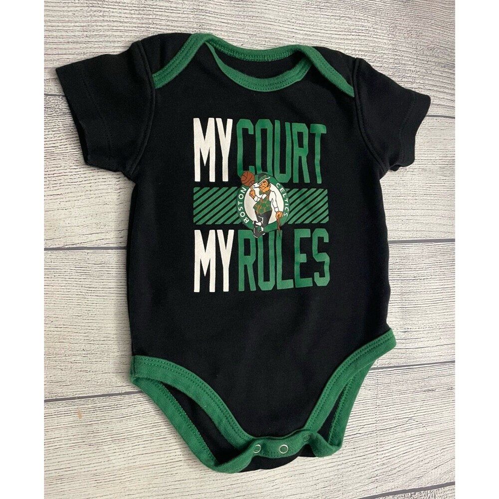 NBA Boston Celtics Basketball Baby Onesie Bodysuit Outfit, Size 3-6 months